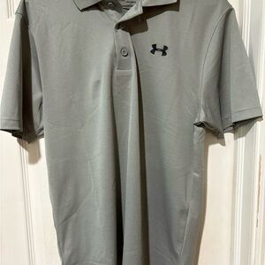Under Armour Men's Gray Polo Shirt S